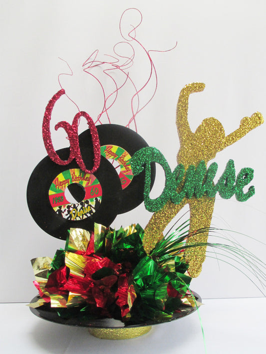 60th Motown Holiday Birthday Centerpiece