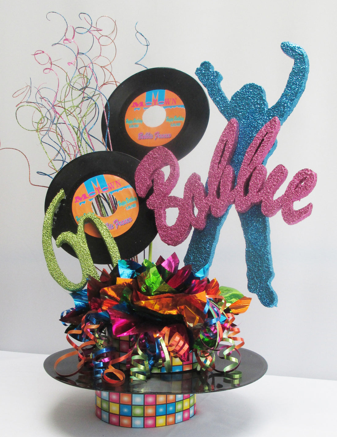 Motown Birthday Centerpiece