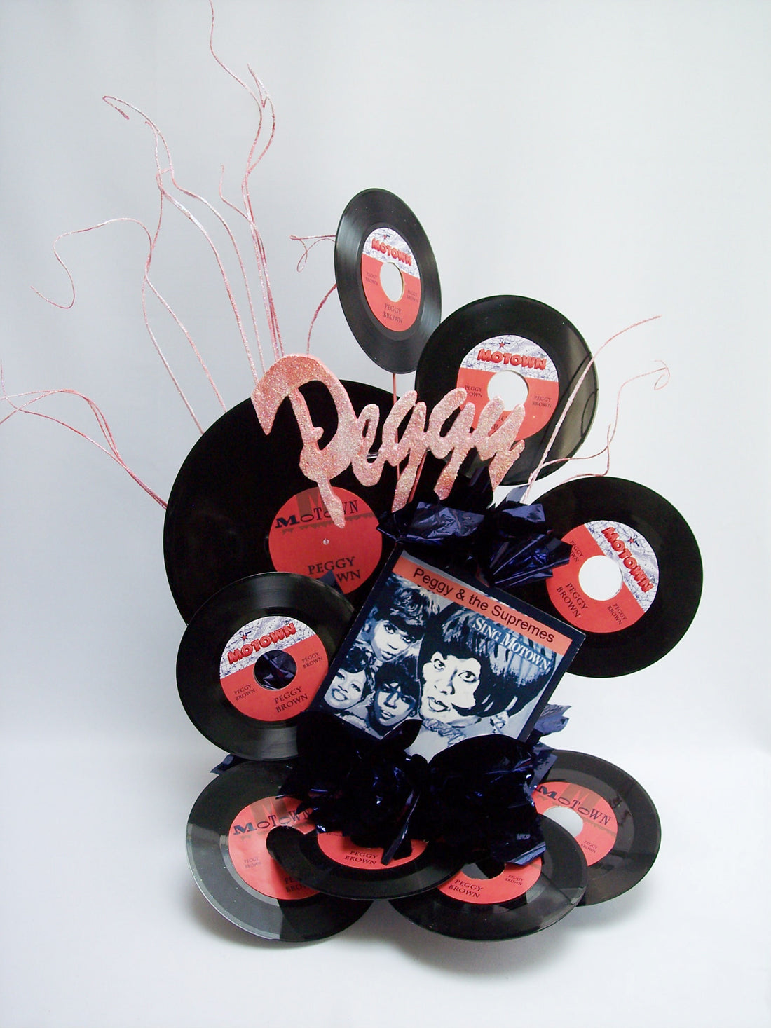 Motown themed party centerpieces