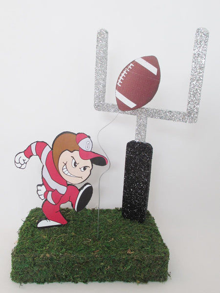 Football themed table or tailgate centerpieces