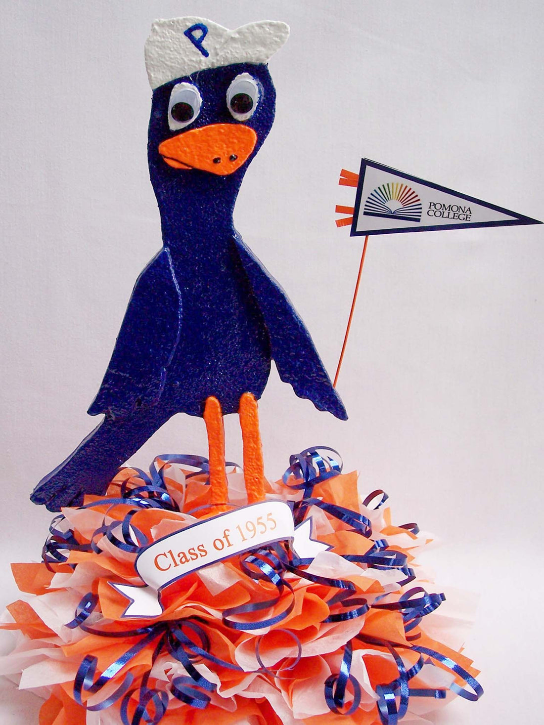 Sage hen centerpiece with baby hens for placecards