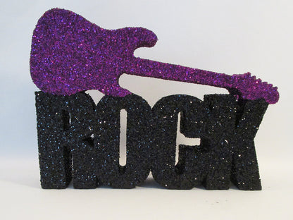 rock guitar Styrofoam cutout - Designs by Ginny
