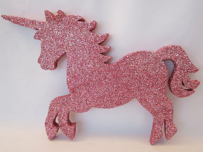 Light pink unicorn Styrofoam cutout - Designs by Ginny