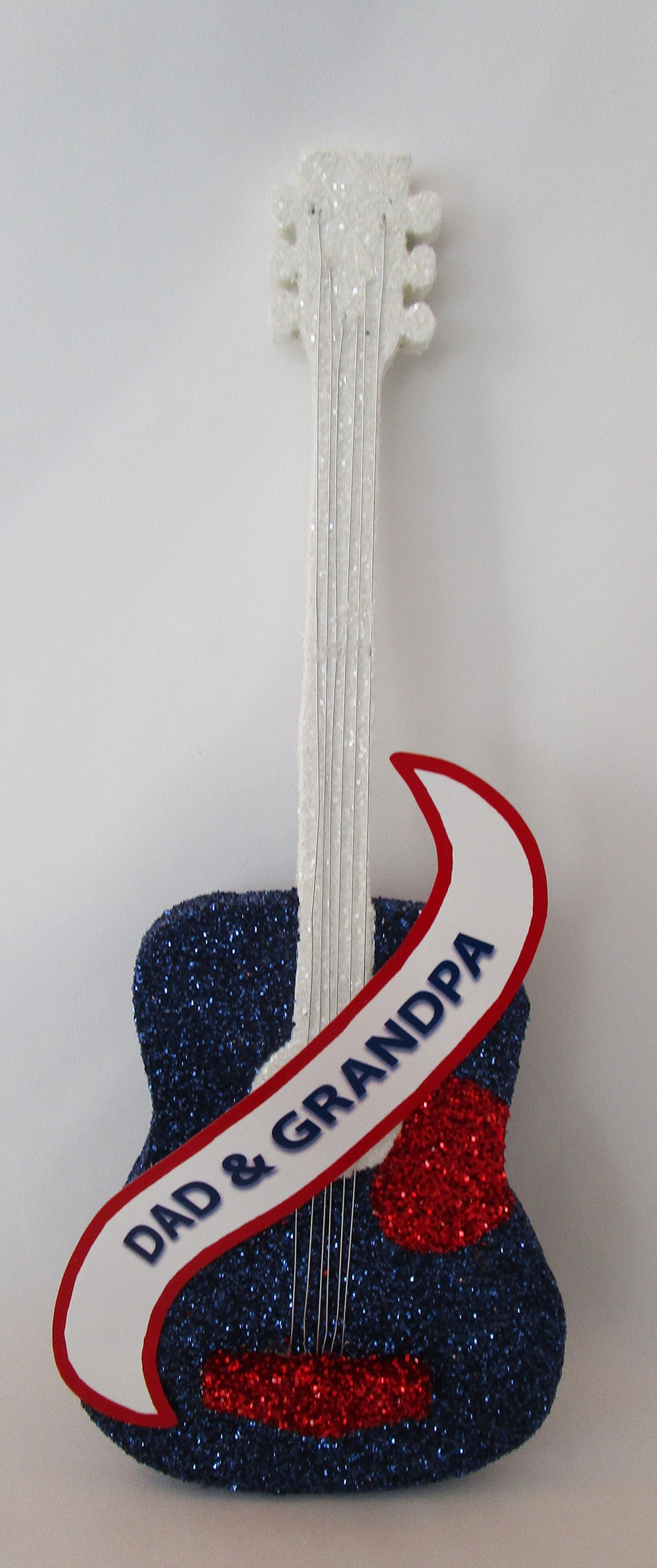 Styrofoam Acoustic Guitar cutout - Designs by Ginny