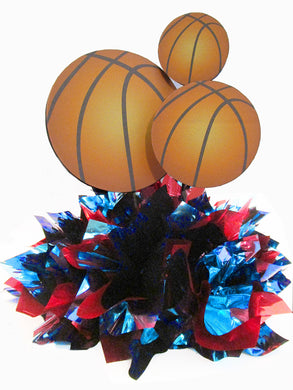 Basketball table centerpiece - Designs by Ginny