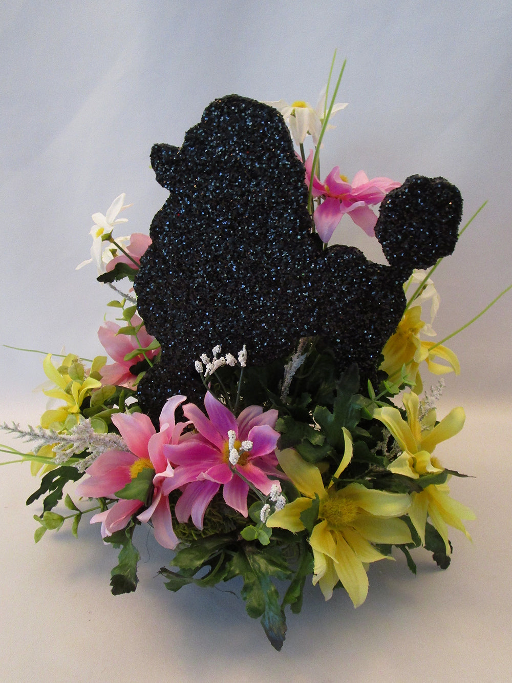 Black Poodle Table Centerpiece - Designs by Ginny
