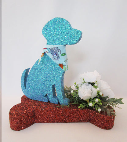 Styrofoam puppy dog centerpiece - Designs by Ginny