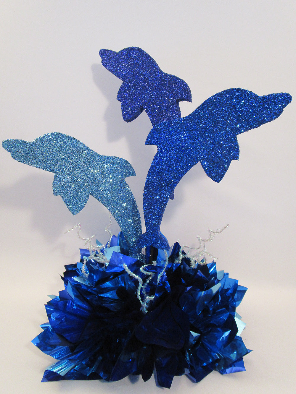 Jumping dolphins centerpiece - Designs by Ginny