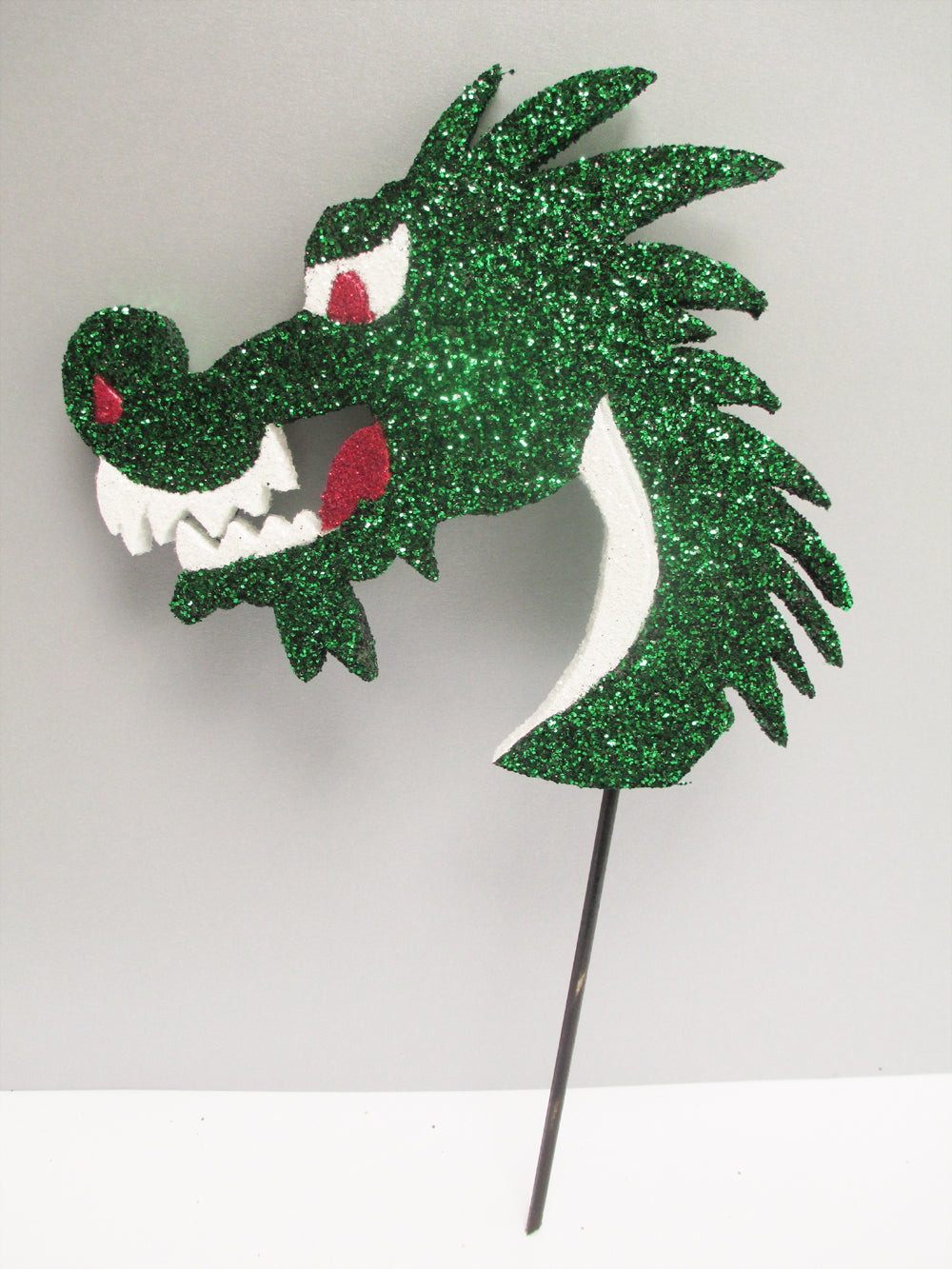 Styrofoam Dragon Head cutout - Designs by Ginny