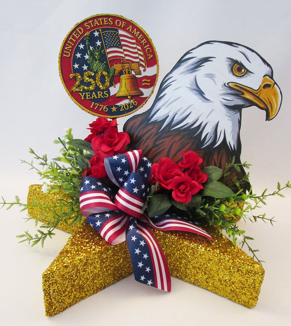 250th celebration table centerpiece - Designs by Ginny