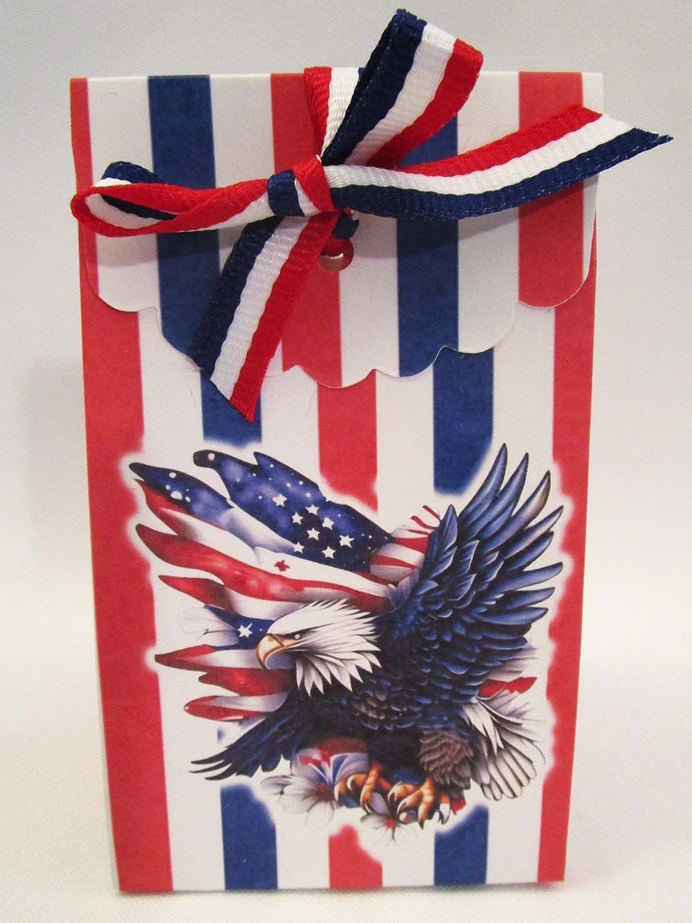 Patriotic Eagle favor box - Designs by Ginny