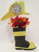 Load image into Gallery viewer, fireman boot table centerpiece - Designs by Ginny
