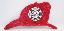 Load image into Gallery viewer, Fireman hat cutout
