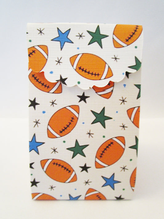 Footballs  favor gift box - Designs by Ginny