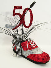 Load image into Gallery viewer, golf shoe birthday centerpiece - Designs by Ginny
