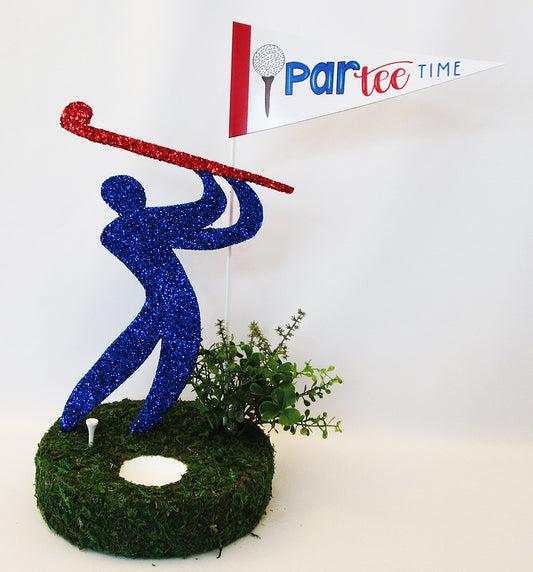 Golf Par Tee Time centerpiece - Designs by Ginny