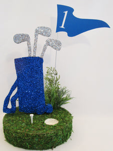 Golf Bag table centerpiece - Designs by Ginny