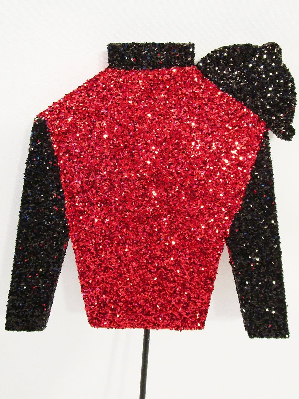 Styrofoam Jockey Silk Cutout with a Number