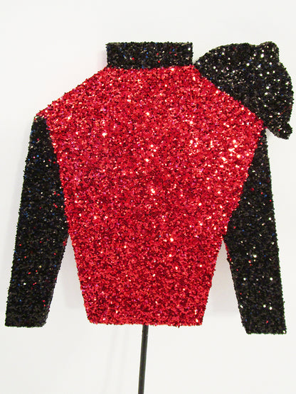 Styrofoam Jockey Silk Cutout with a Number