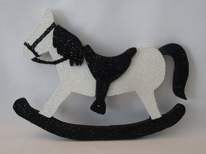 Styrofoam Rocking Horse - Designs by Ginny