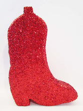 Load image into Gallery viewer, Red cowboy boot cutout - Designs by Ginny

