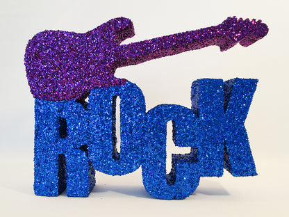 rock guitar Styrofoam cutout - Designs by Ginny