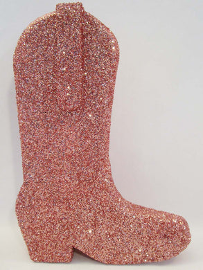 Rose Gold cowboy boot cutout - Designs by Ginny