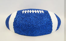 Load image into Gallery viewer, royal blue and white football - Designs by Ginny
