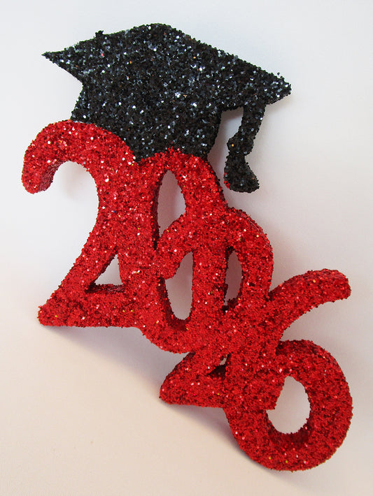 2026 Stacked cutout with Grad Cap - Designs by Ginny