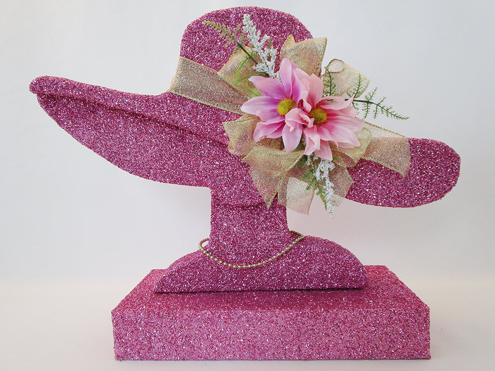 Floppy Hat table centerpiece - Designs by Ginny