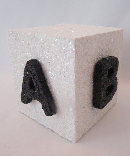 Styrofoam block letters - Designs by Ginny