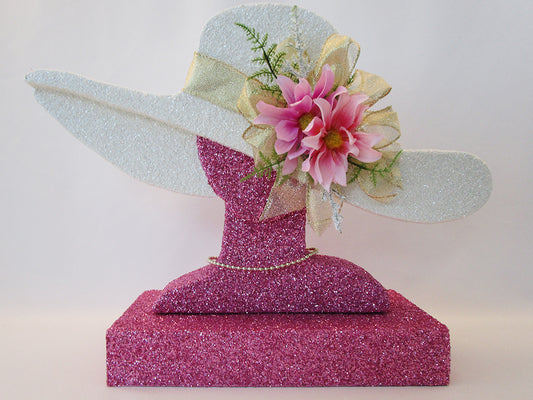 Floppy Hat table centerpiece - Designs by Ginny