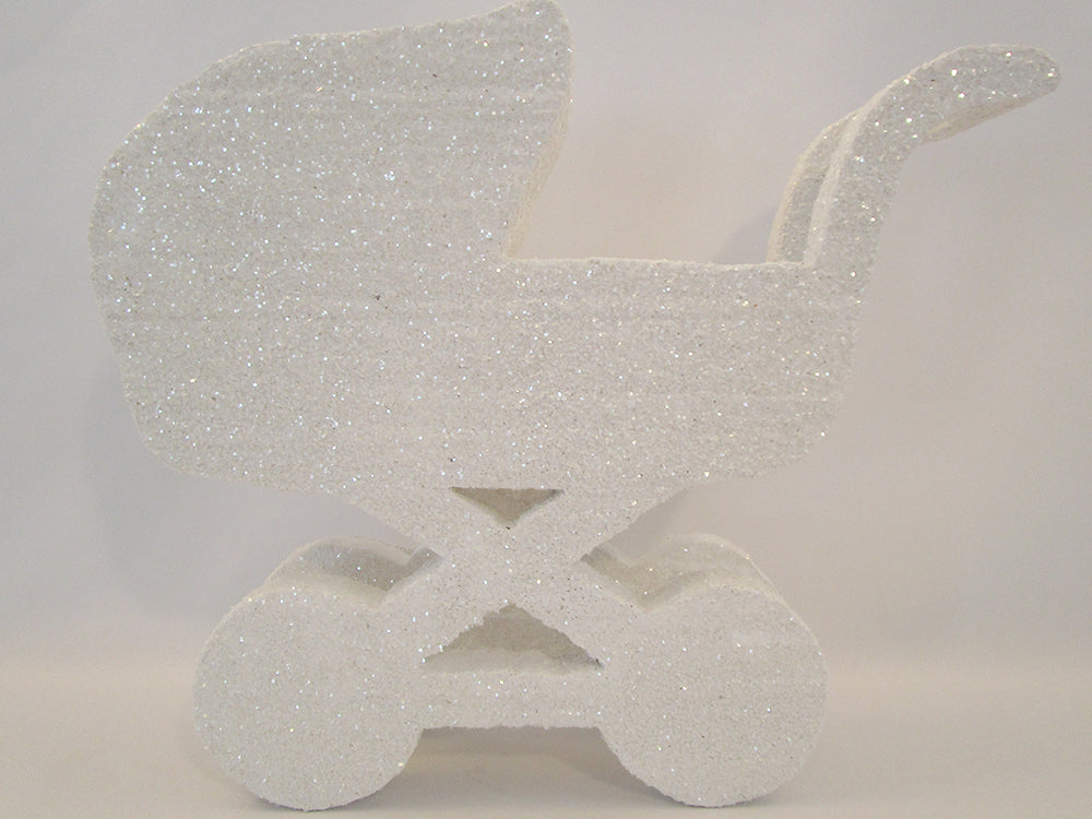 baby carriage styrofoam cutout - Designs by Ginny