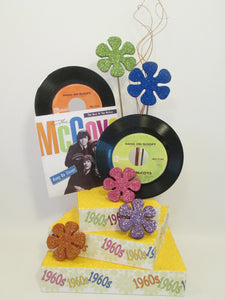 1960's themed centerpiece - Designs by Ginny