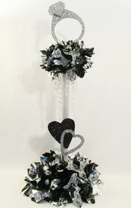 Ring and Hearts Tall Centerpiece - Designs by Ginny