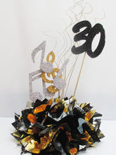 Load image into Gallery viewer, Musical notes 30th birthday centerpiece - Designs by Ginny
