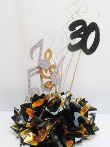 Musical notes 30th birthday centerpiece - Designs by Ginny