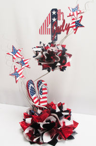 4th of July Patriotic Centerpiece - Designs by Ginny
