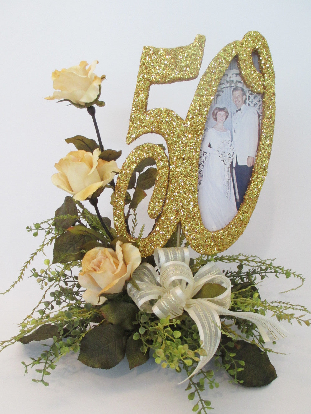 50th Anniversary Centerpiece - Designs by Ginny