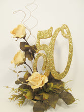 Load image into Gallery viewer, 50th Anniversary Centerpiece - Designs by Ginny
