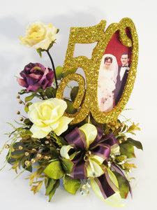 50th Anniversary Centerpiece - Designs by Ginny