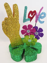Load image into Gallery viewer, Peace,Love 1960&#39;s centerpiece - Designs by Ginny
