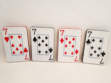 Load image into Gallery viewer, #7 playing card styrofoam cutout - Designs by Ginny
