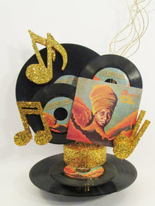 Aretha Franklin centerpiece - Designs by Ginny