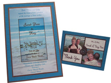 Load image into Gallery viewer, Beach themed wedding invite - Designs by Ginny
