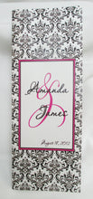 Load image into Gallery viewer, Slimline Fleur-des-lis Wedding Program
