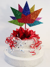 Load image into Gallery viewer, Colorful Canada&#39;s 150th logo in centerpiece - Designs by Ginny
