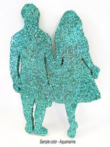 Couple Holding Hands Walking Cutout - Designs by Ginny