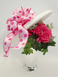 Derby Hat Table Centerpiece - Designs by Ginny