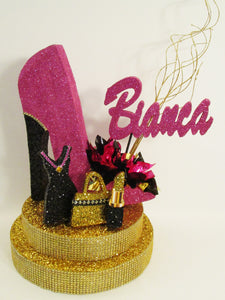 high heel shoe centerpiece - Designs by Ginny